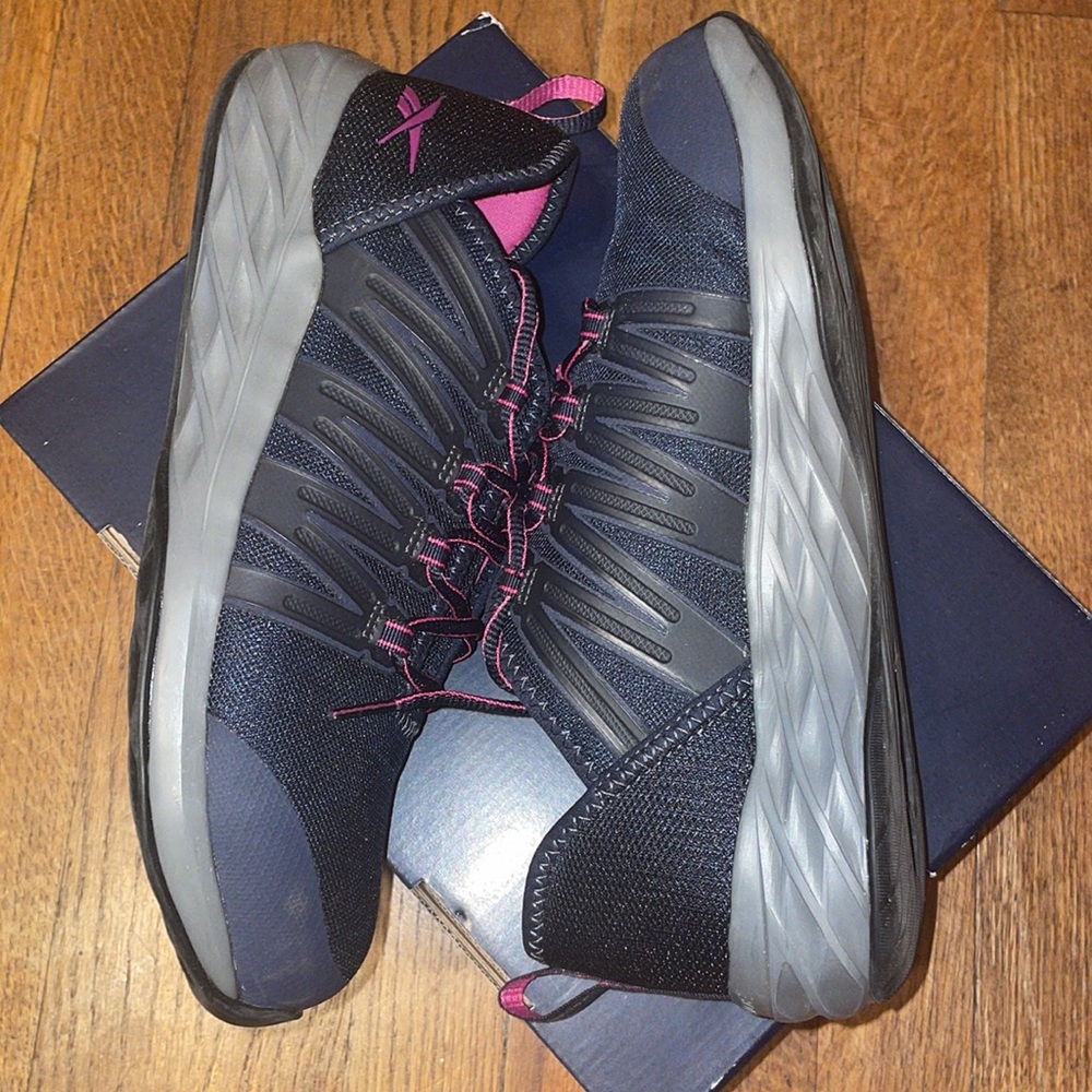 •REEBOK•NWB ASTRORIDE WORK MEMORYTECH MASSAGE FOOTBEED STEEL TOE SHOE SIZE 9.5 - Picture 14 of 16